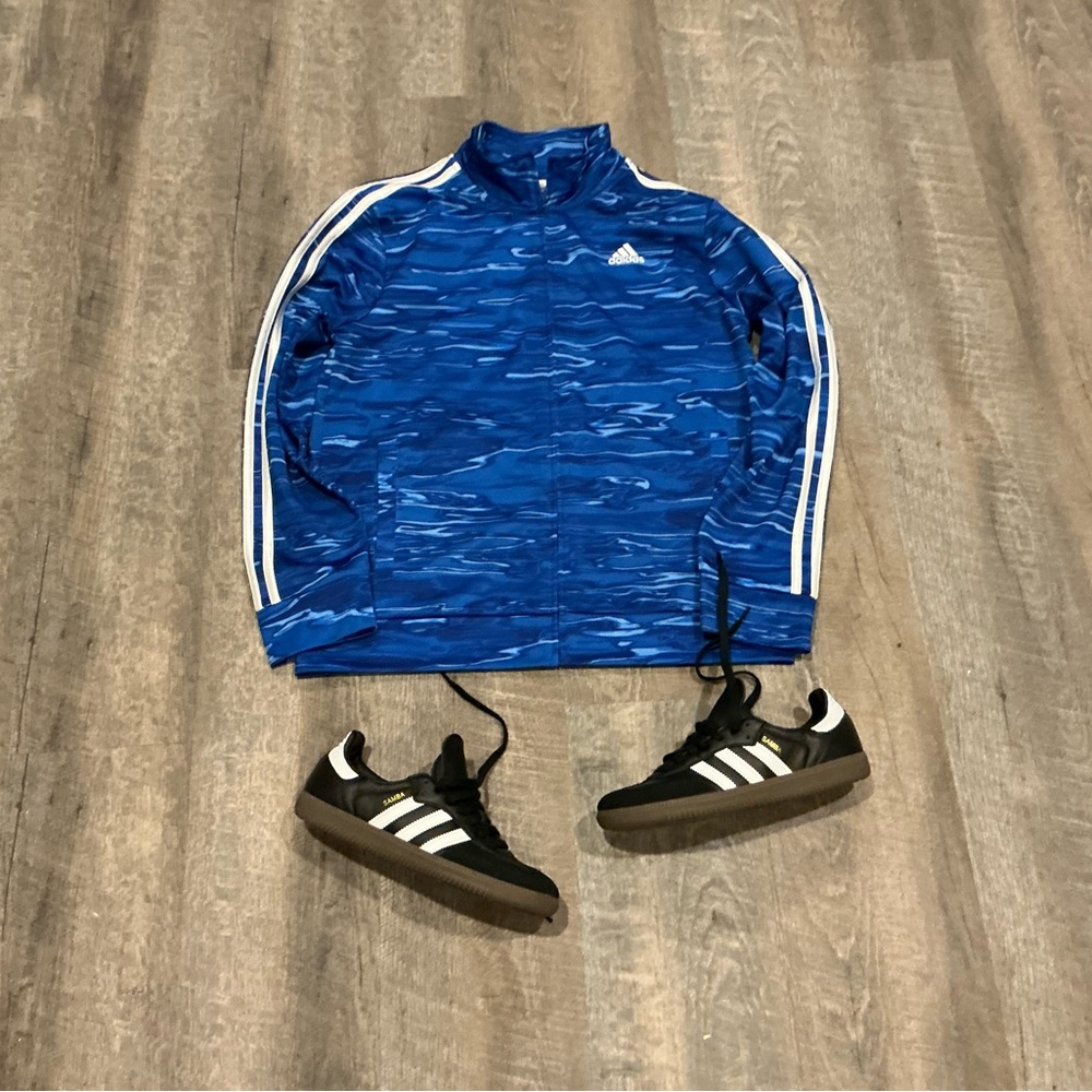Adidas Blue Camouflage Jacket